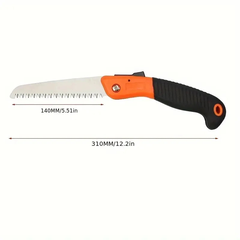 1pc Folding Pruning Saw Multi-purpose Gardening Folding Pruning Tools Outdoor Folding Saw For Logging Gardening Woodworking