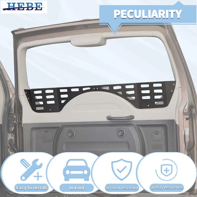 HEBE Tailgate Sill Storage Enclosure Car Window Storage Box For Mitsubishi Pajero 2007-2021 Accessories