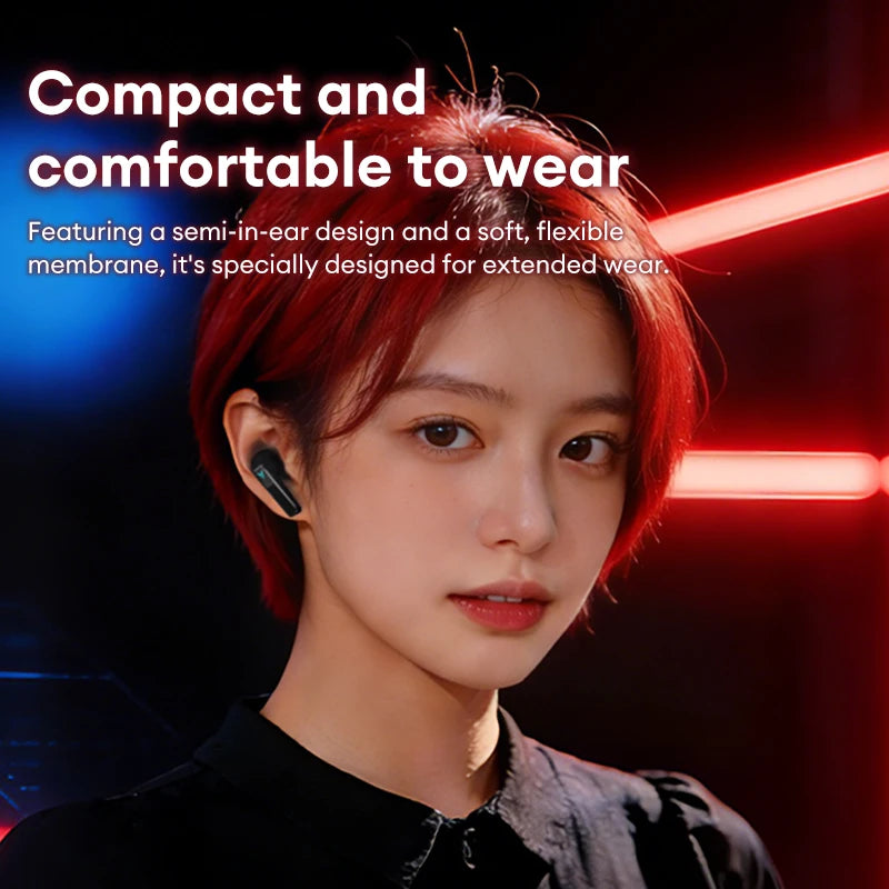 New Lenovo GT105 Wireless Bluetooth Earphone ANC Noise Reduction HiFi Music Bluetooth Headphone Gaming Fashion Bluetooth headset