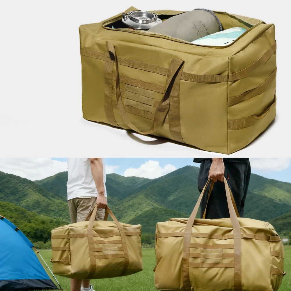 Luggage Duffel Bag Camping Storage Tactical Large Bags Camping Hiking Travel Mountaineering Trip Utility Gym Weekend Dufflel Bag
