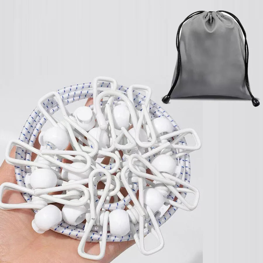 Thiened Outdoor Travel Clothes Drng Rope Dormi Indoor And Outdoor No Punching Windproof Non-slip Quilt Drng Rope