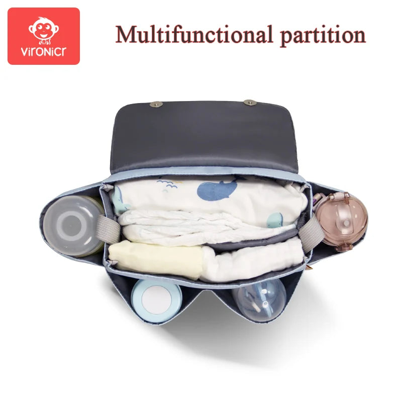 Stroller Organizer Bags Mummy Large Capacity Travel Hanging Bag Bottle Holder Pram Diaper Bags Baby Stroller Accessories