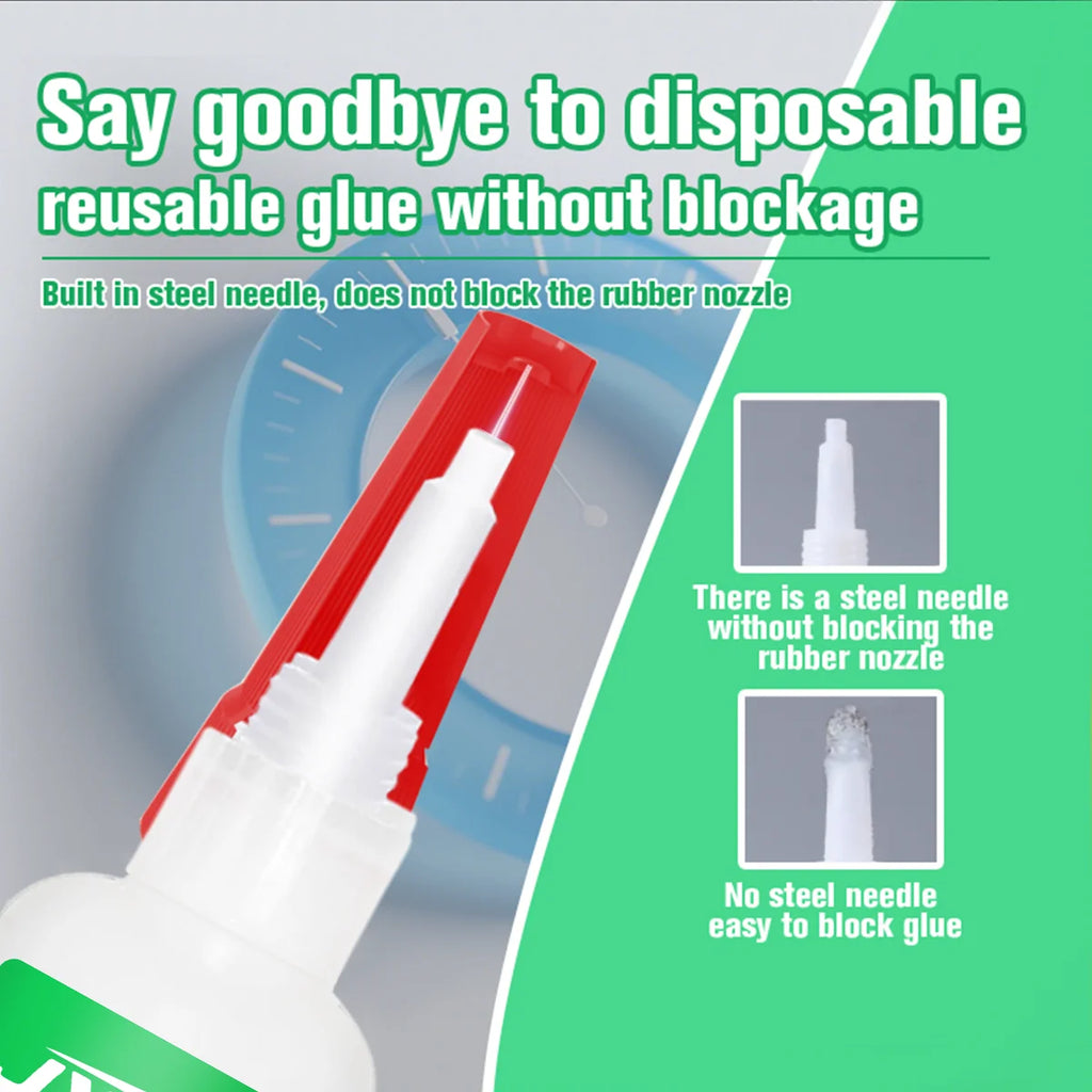 50g High Strength Oil-Based Glue for Welding - General Purpose Super Glue, Instant Adhesive Super Glue Powerful and Fast for Resin, Ceramics, Metal, Glass, Plastic, Wood, Super Glue