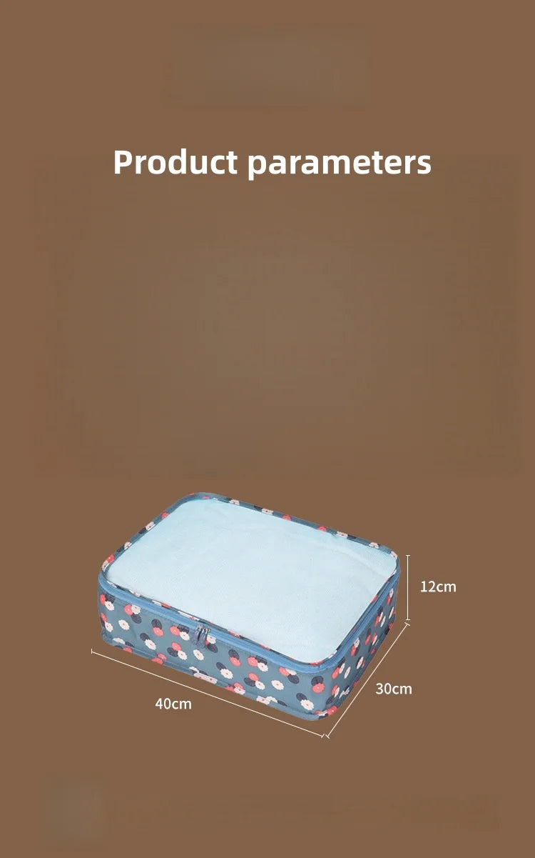 Travel Storage Bags Luggage Clothes Sorting Pouches Trip Classification Fabric Bags For Garments Underwear And Panties