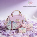 Colorful handbags, gradient messenger bag, small square bag, swan bag, shoulder bag, beautiful women's bag, colorful ladies' bag