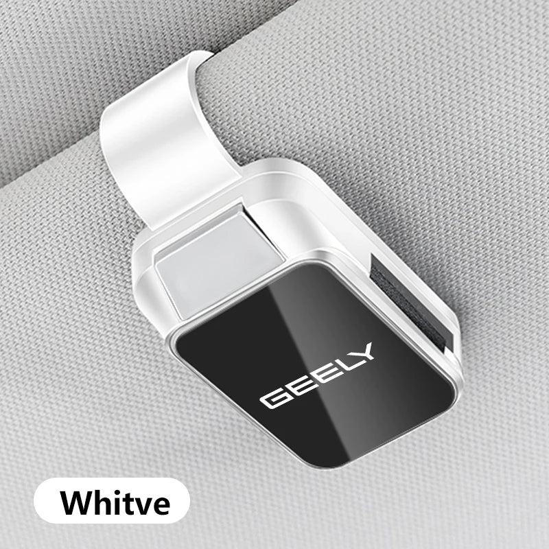 Geely Car Sunglasses Clip | Premium Auto Sun Visor Glasses Holder Organizer Accessories for Coolray Emgrand Tugella EX5