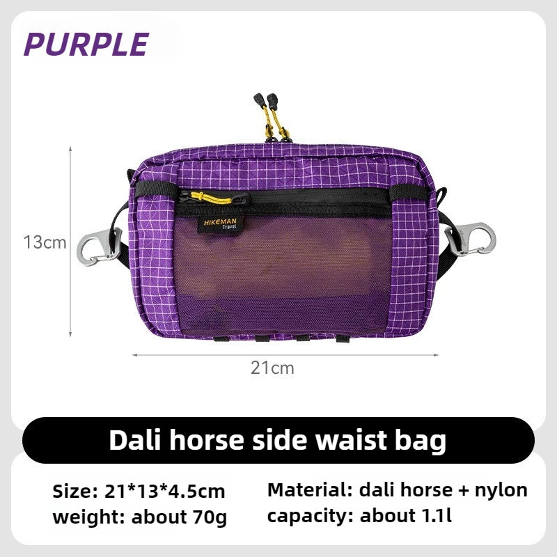 Hikeman Outdoor Sports Waist Bag UHMWPE Fanny Pack for Hiking Camping Cycling Accessories Package Phone Storage Bags Camp Gears