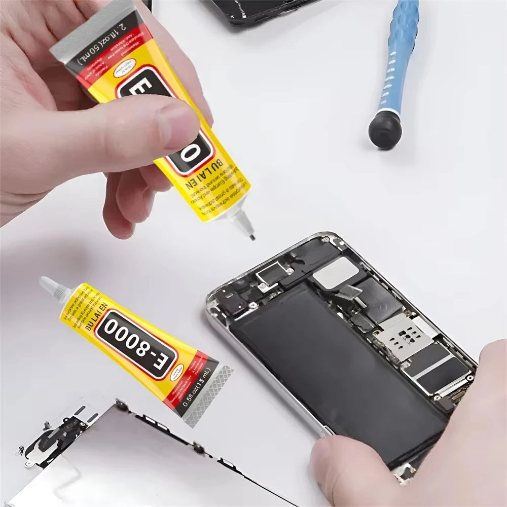 15/50/110ml E8000 Multi-Purpose Liquid Glue Super Xyun Adhesive for Jewelry Crafts Rhinestones DIY Phone Screen Glass Nail Gel