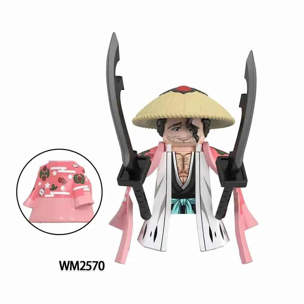 Blind Box KDL816 KDL824 Building Blocks Mini Model Figures Anime Bleach Kurosaki Ichigo Kuchiki Rukia Cartoon Christmas Gift Toy
