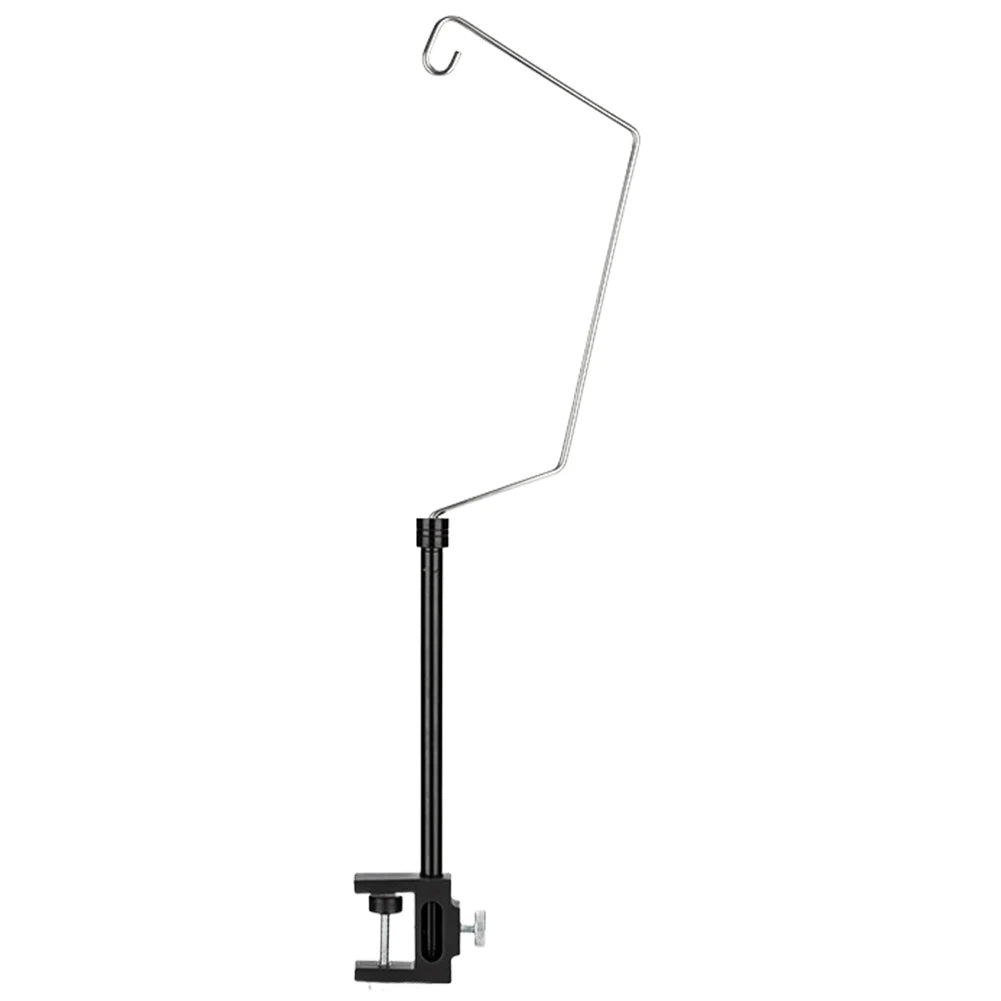 IGT Table Lantern Stand Aluminum Alloy Camping Light Holder Multifunctional Lamp Hanging Pole for Picnic Hiking Fishing