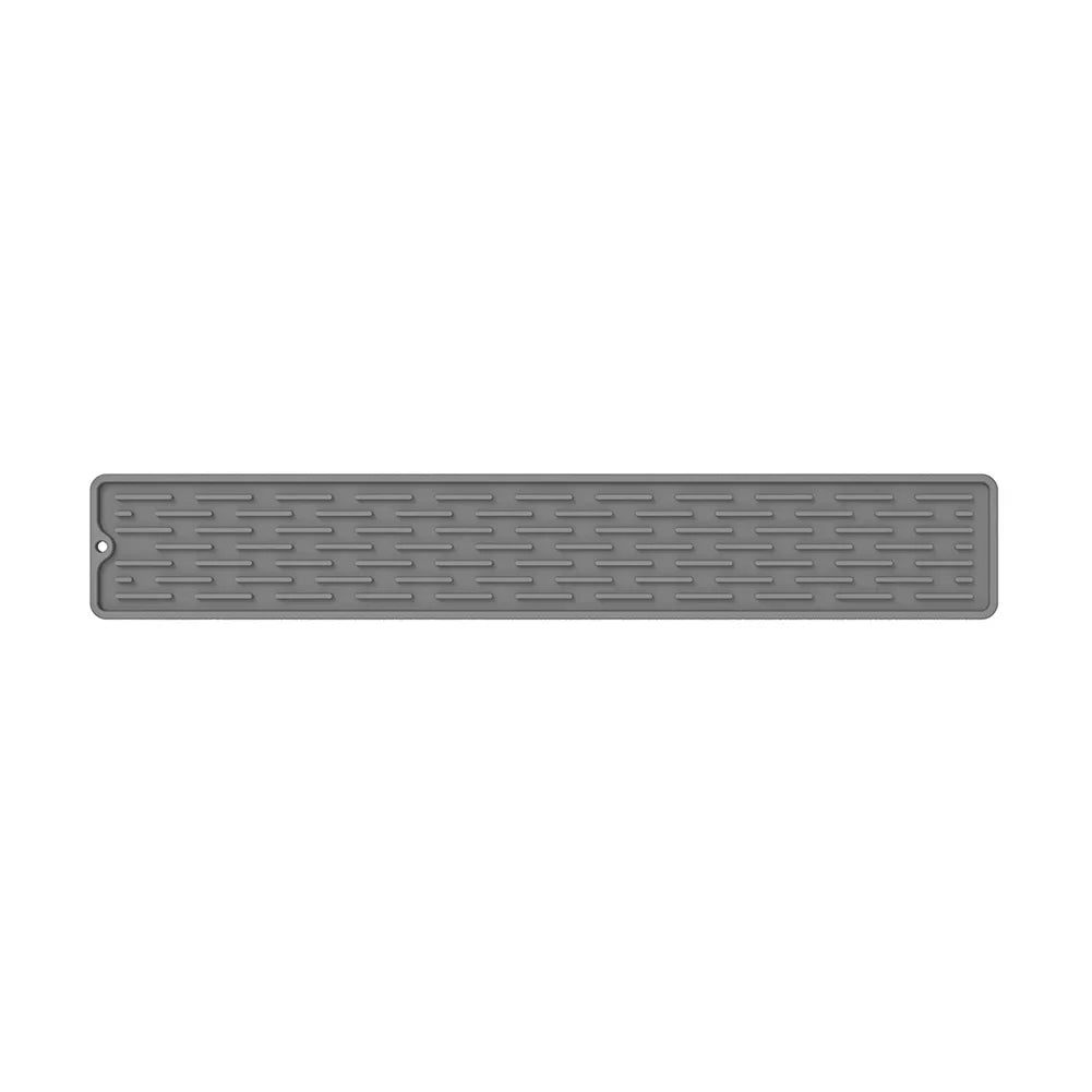 1Pcs Silicone Faucet Mat Drip Protection Pads Kitchen Sink Narrow Nonslip Tray Sink Drain Pad Waterproof Home Bathroom Gadget