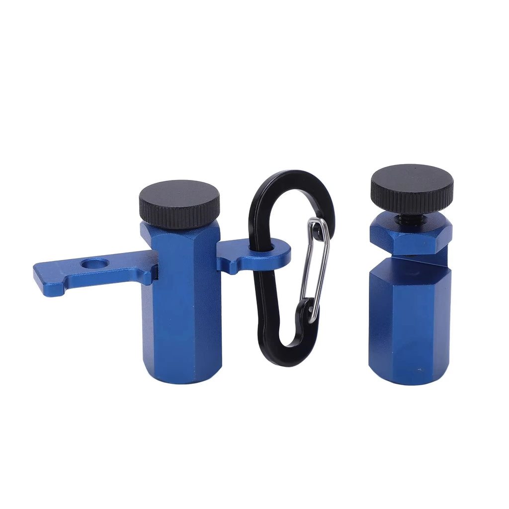 Auxiliary Clamp Stair Gauge Aluminum Alloy Hex Flat Gauge with Thumb Screw for Framing Metal Fabrication Layout Attachment