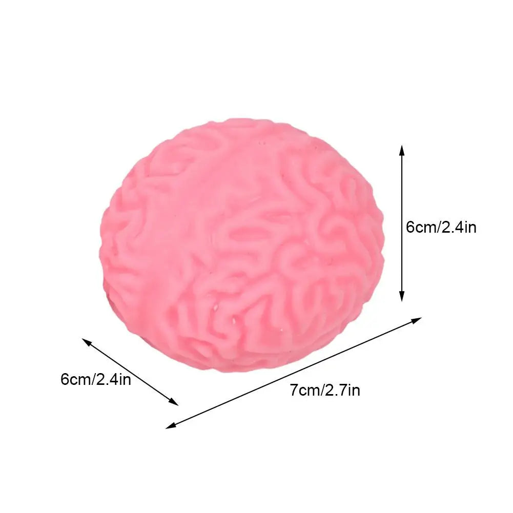 Brain Stress Balls For Adults & Kids Squishy Squeeze Toy For Anxiety Relief Sensory Fidget Toy For ADHD Autism Therapy Gift