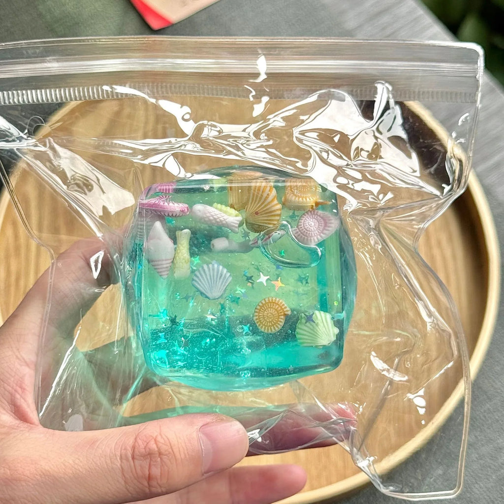 Soft Ocean Squishy Toy Pressure Ball Sensory Toy For Relieving Stress And Anxiety In Autism Maltose Ball Fidget Toy Squeeze Toy