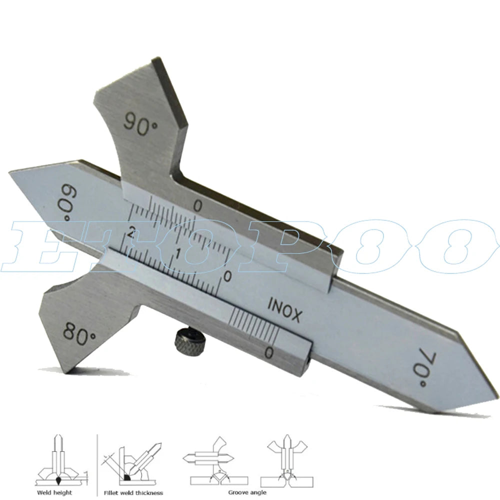 0 - 20mm Stainless Steel Digital Caliper/Weld Seam Measuring Caliper Weld Gauge Weld Inspection Ruler
