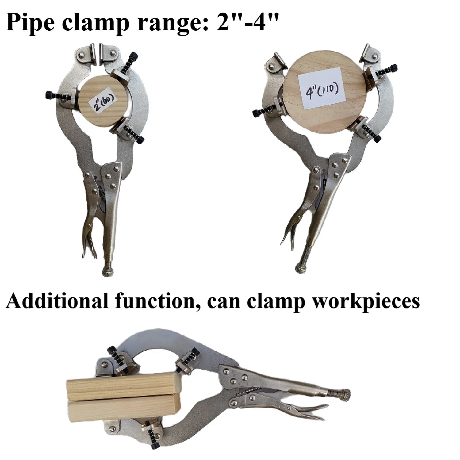 13 Inch Tube Clamp for Butt Welding For Welding, Woodworking, and Workshop Operations, Firmly Fixing Pipes and Fittings