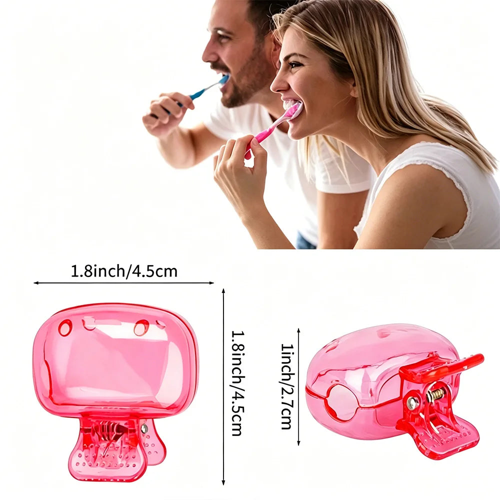 4-pack high-quality toothbrush head protective cover, available in multiple colors - portable odor free travel storage box and p