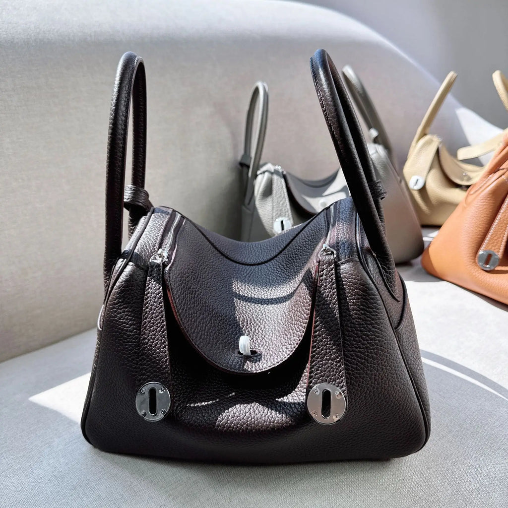 Genuine Leather Lindy Bag For Women TOGO Top Layer Cowhide Handbag Luxury Shoulder Tote Bag Commute