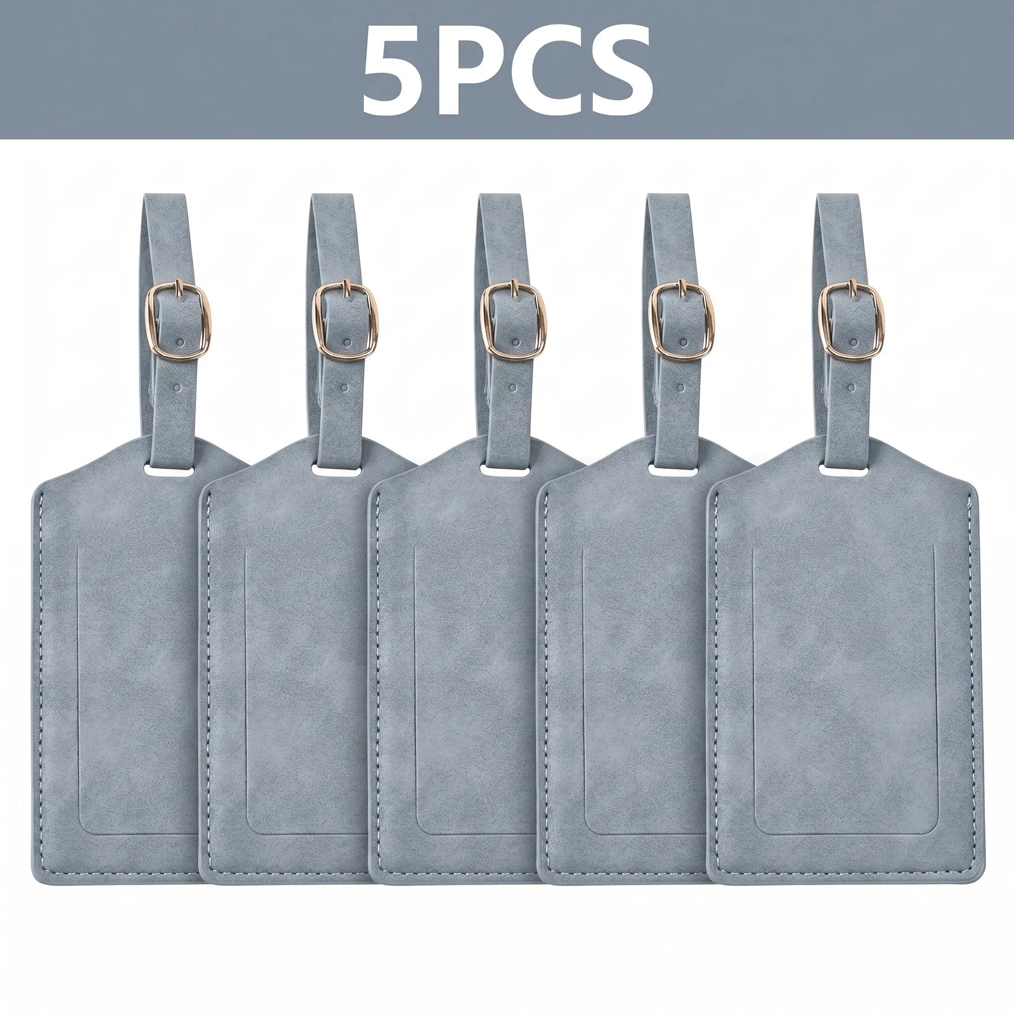 Pomelo Best 3/5/8 Pack Pomelo Best PU Leather Privacy Luggage Tags Suitcase Travel Accessories For Men Women