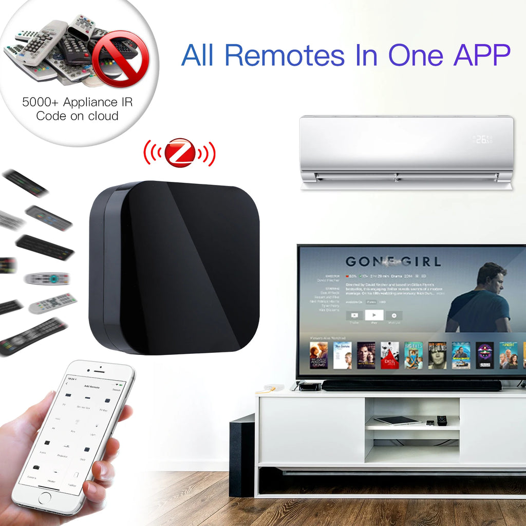 ZigBee UFO-R11 Smart IR Remote Control 360°Universal Infrared Remote Controller for Smart Home works with Alexa Google Home