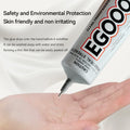 Zhanlida 50/110ML EGOOO Jewelry Decoration Glue Transparent DIY Pen Diamond Clothes Drill Phone Case with Needle Applicator