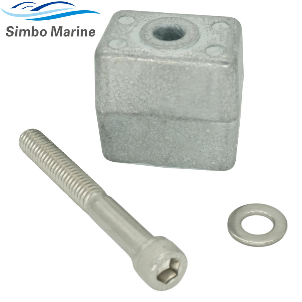 5007089 393023 Lower Unit Anode Kit for Johnson Evinrude OMC BRP 90-225 HP 1991 To Later Outboard Engine Models 433580 436745