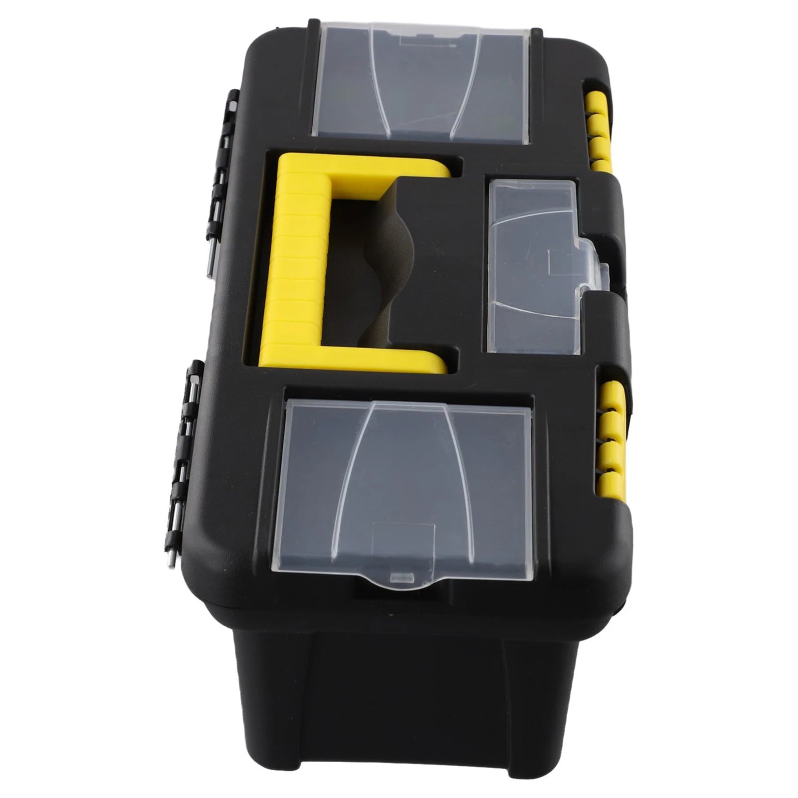 1pcs 10Inch Plastic Toolbox Two-Layer Case MultiFunctional Accessories Box Storage Solution Toolbox For Various Tools Components