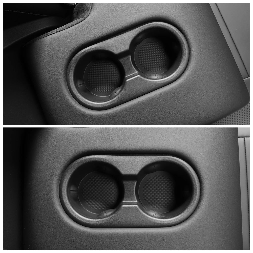 for Tesla Model Y Juniper/Launch 2025 Car Cup Holder The Second Row Water Cup Holder Drinks Storage Case Interior Accessories
