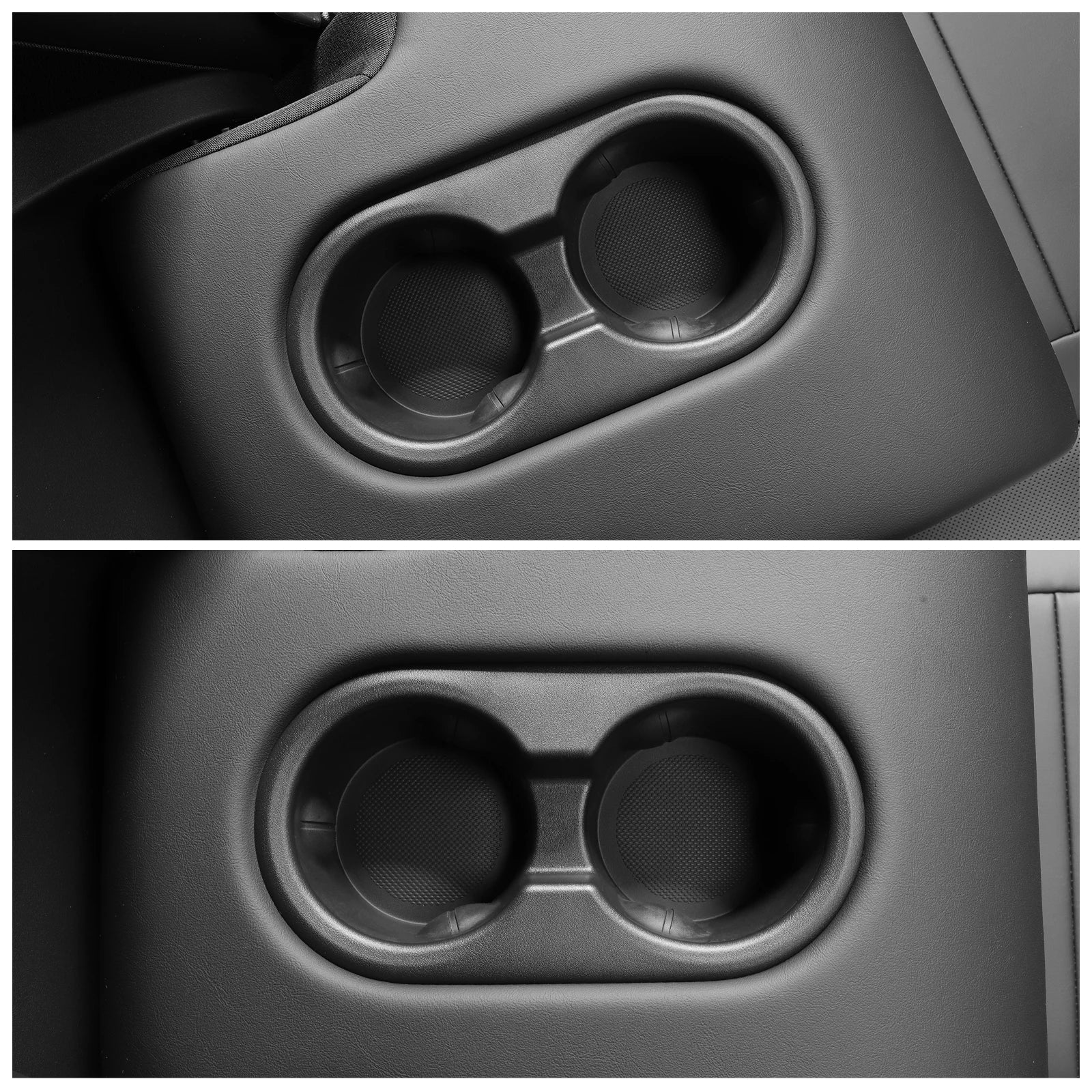 for Tesla Model Y Juniper/Launch 2025 Car Cup Holder The Second Row Water Cup Holder Drinks Storage Case Interior Accessories