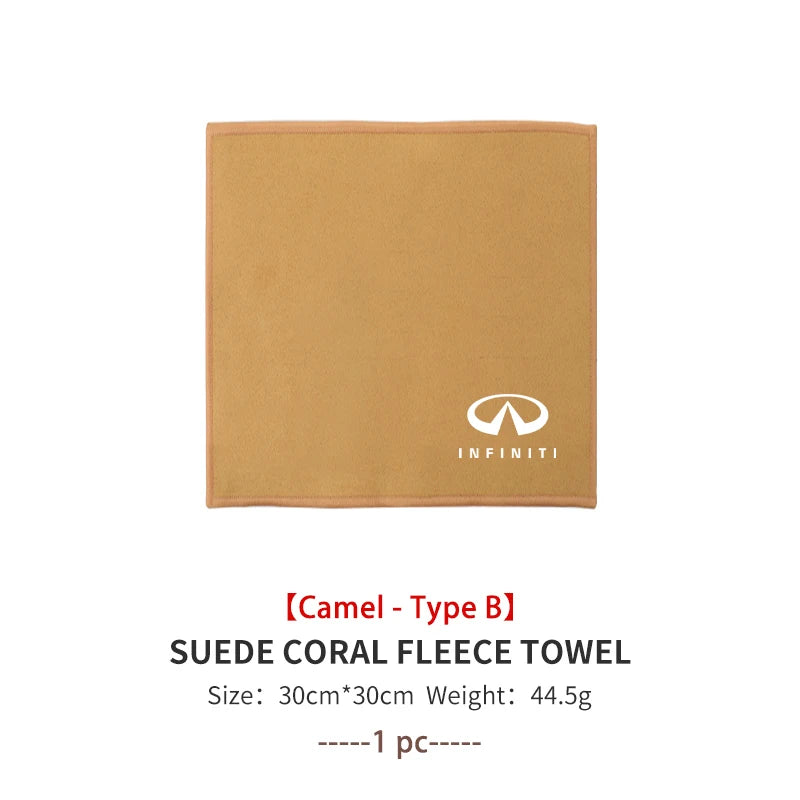 For Infiniti Car Wash Towel Microfiber Cleaning Absorbent Drying Cloth FX45 FX50 G25 G35 G37 JX35 Q50L M25 EX35 EX25 EX37