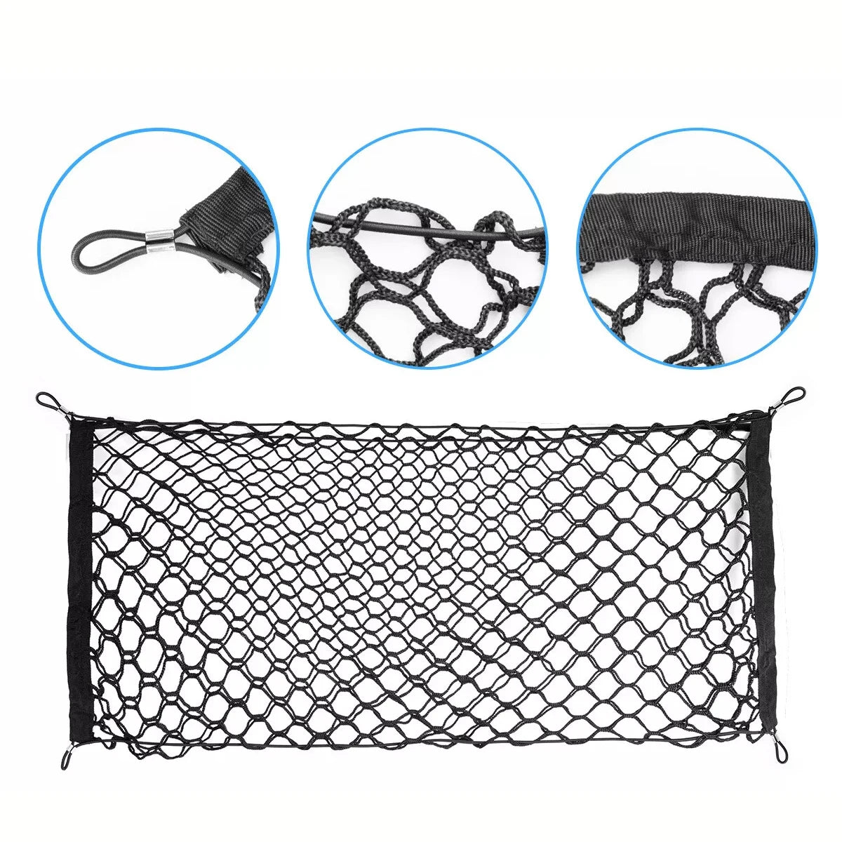 For Honda Pilot 2003-2025 Trunk Cargo Net Car Storage Organizing Mesh Bag Cargo Storage Rack Car Accessories 2004 2008 2014 2022