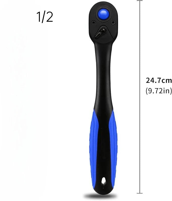 1/4 3/8 1/2 Inch High Torque Ratchet Wrench Reversible Quick Release Socket Wrench for Car Repairs Hand Tool
