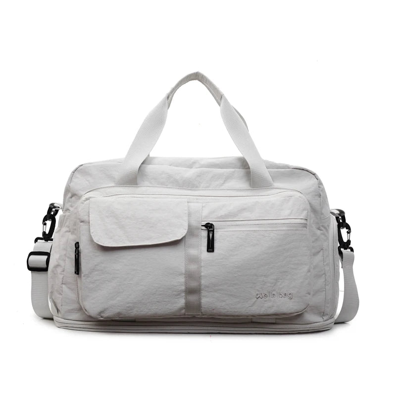 Oxford Zipper Fashion Travel Duffels Large Capacity Simple Women's Bags 2025 Hot Sale Sewing Thread Portable Travel Bags