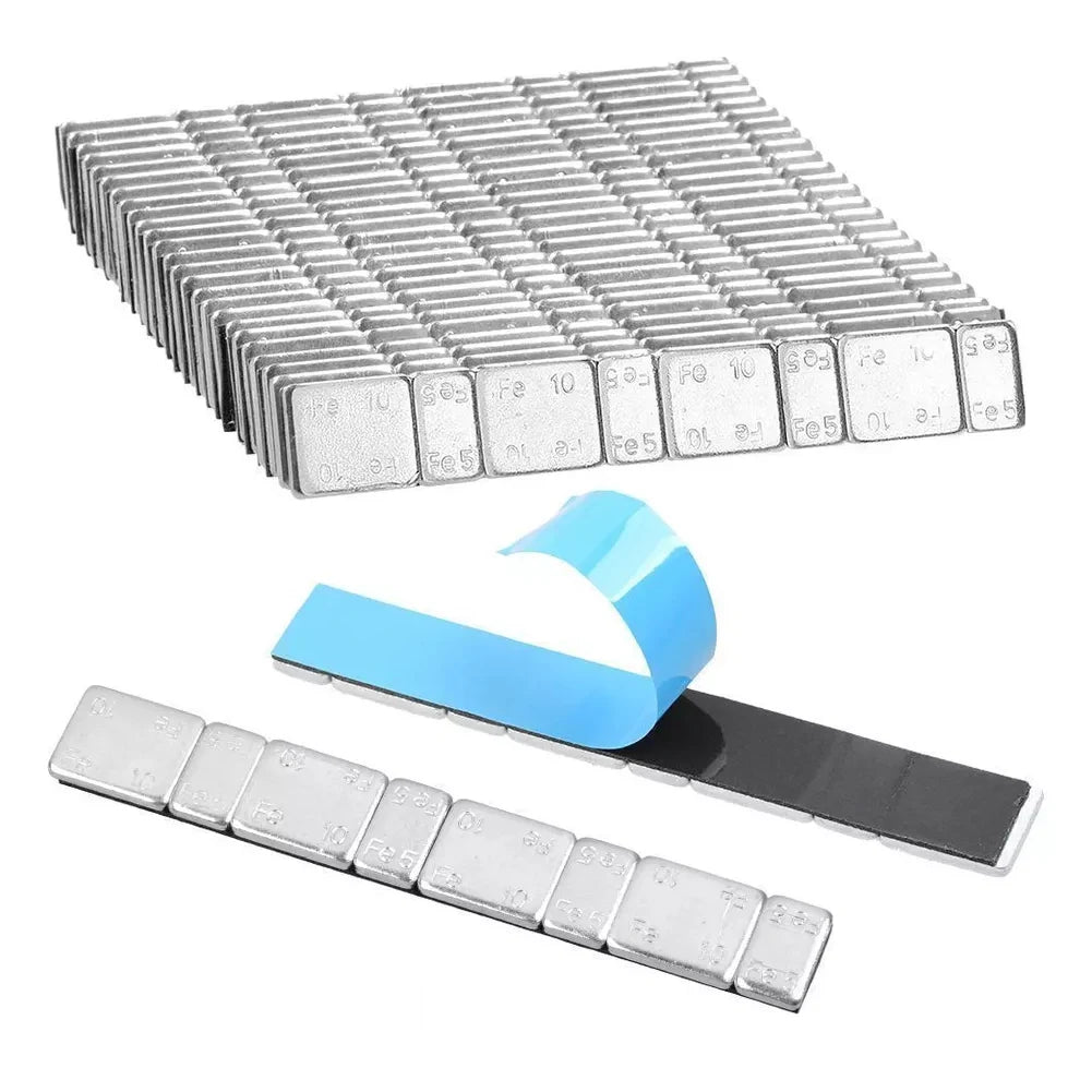 10pcs Car Wheel Balancer Adhesive Wheel Balancing Weight Strips Lead Free Stick On 60g Top Quality