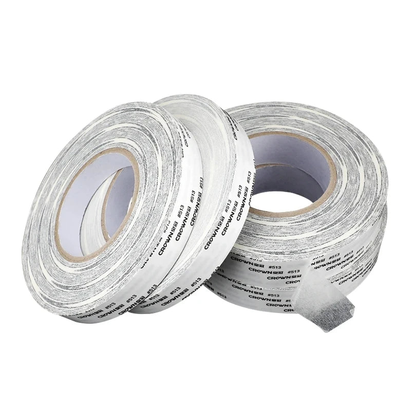 Crown 513 Double-Sided Tape High-Temperature Resistant Non-Woven Cotton Paper Transparent Adhesive Tape with High Viscosity