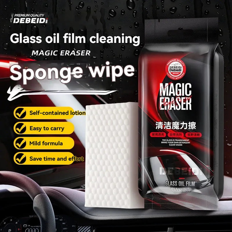 Glass Oil Film Cleaning Wiper with Built-in Cleaning Fluid  Gentle material Harmless to hands Easy to Use