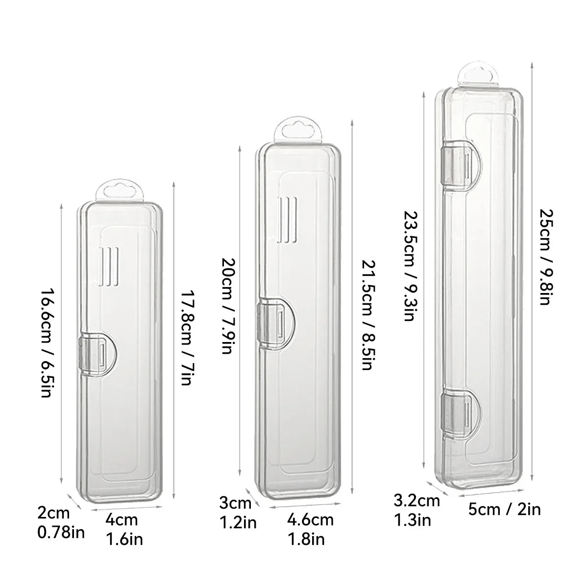 Toothbrush Box Transparent Organizer Case Travel Portable Toothbrush Holder Plastic Toothpaste Box Storage Container