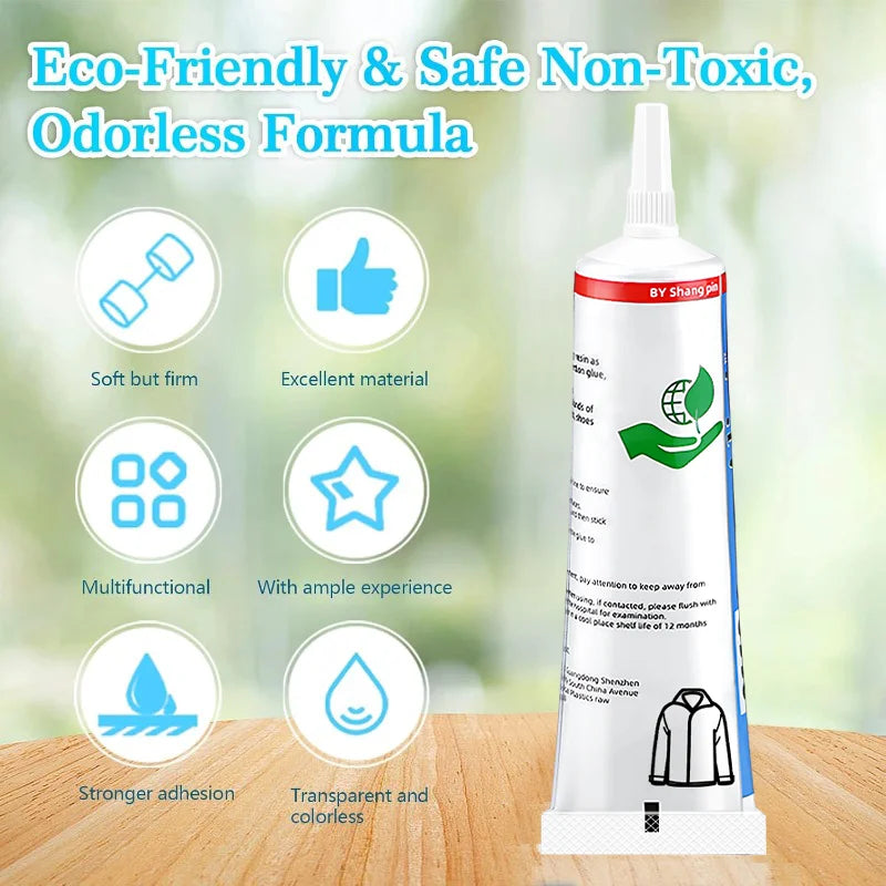 15/60ml Strong Fabric Glue Transparent Quick Dry Patch Glue for Clothing Repair Permanent Bonding Versatile Waterproof Adhesive