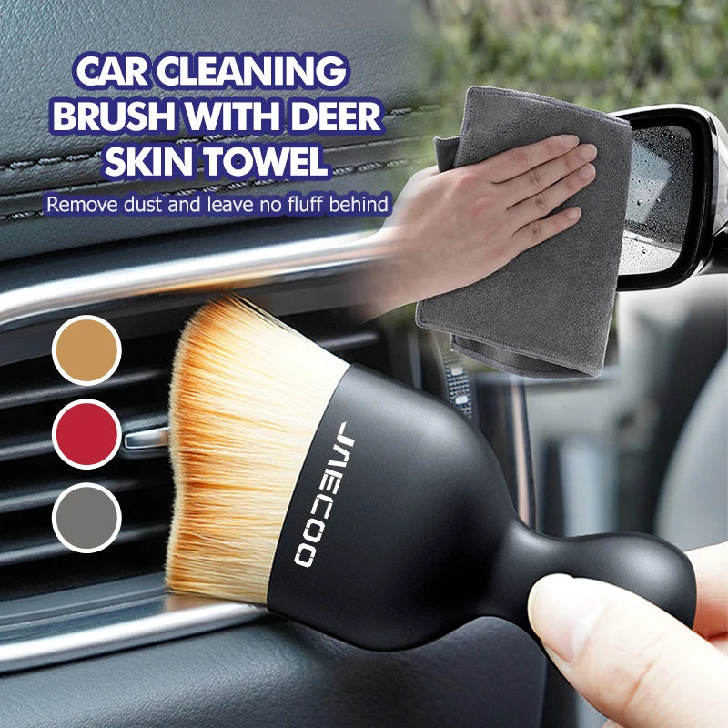 Car Wash Microfiber Towel Dust Removal Brush Cleaning Tool For JAECOO J7 J8 PHEV Omoda C9