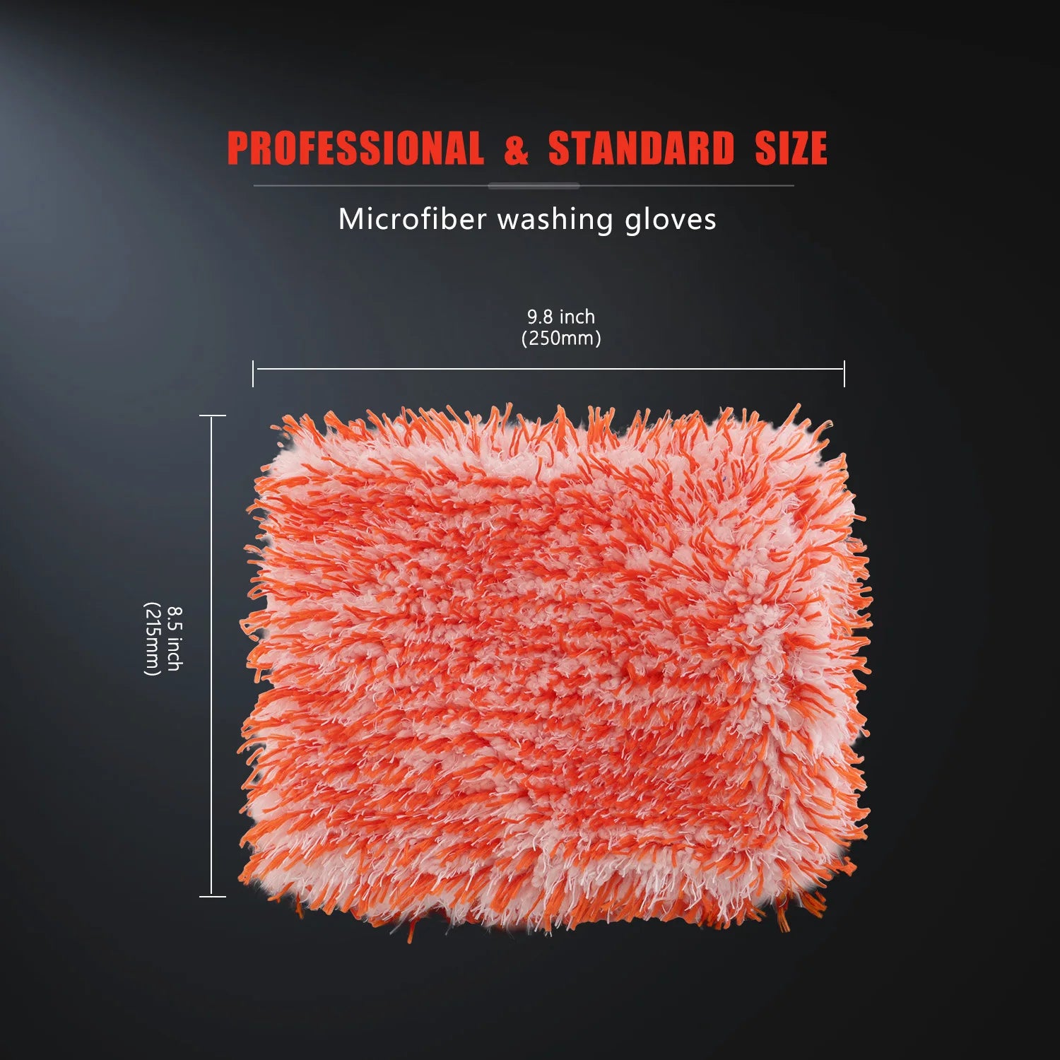 SPTA 1Pc Hybrid Wash Soft Plush Absorbent Microfiber Car Wash Sponge Mitt Pad 25*21.5 cm