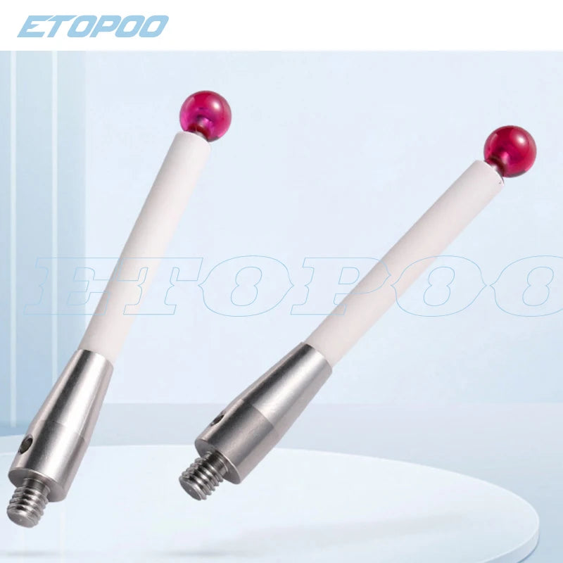 Rubine Ball CNC Ceramic Shaft Probe Testing Accessories M4 6 L50 CMM Touch Probe Stylus Touch Probe Tool