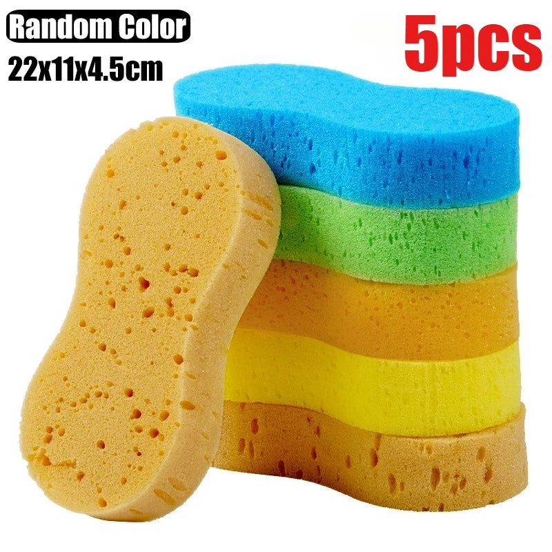 Car Wash Sponge Honeycomb Large Sponges High-density Car Washing Sponge Block Auto Detailing Foam Cleaning Tools Car Accessories