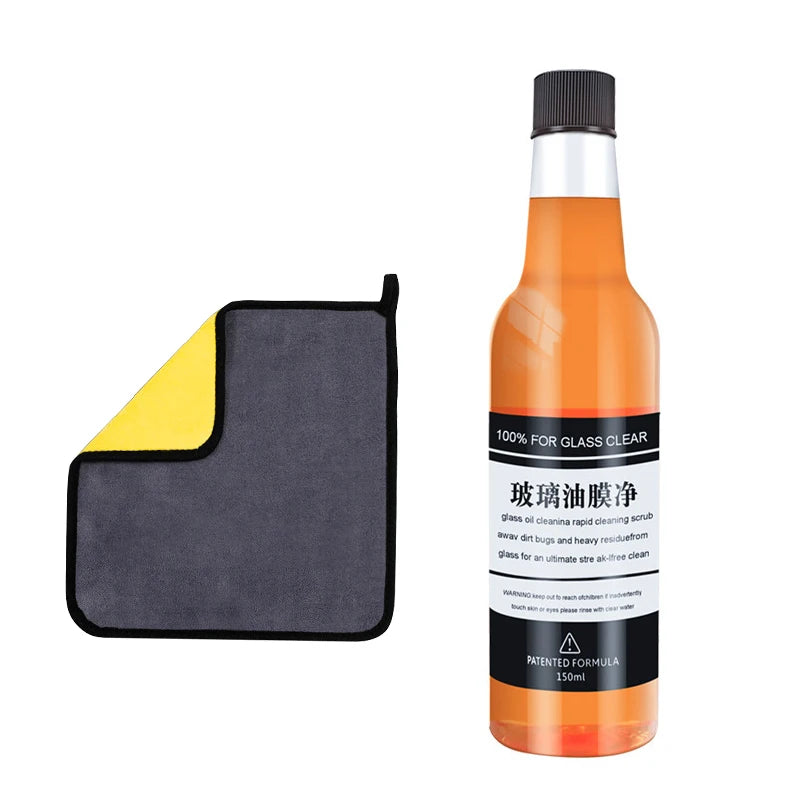 SEAMETAL 150ml Car Front Windshield Cleaning Liquid Auto Window Oil Film Remover Cleaner Glass Coating Agent Tools Kits