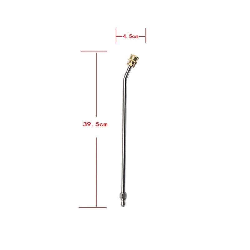 Pressure Washer Lance Extension Nozzles 4000PSI Spray Gun Wand Lance Power Pressure Washer Extension With 1/4 Quick Connect