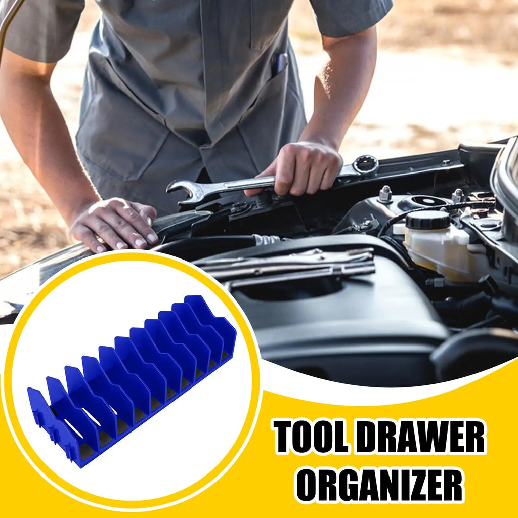 1Pcs Plier Organizer Rack 10-Slot Tool Organizer with Non-Slip Rubber Base Tool Drawer Toolbox Storage Workshop Accessory