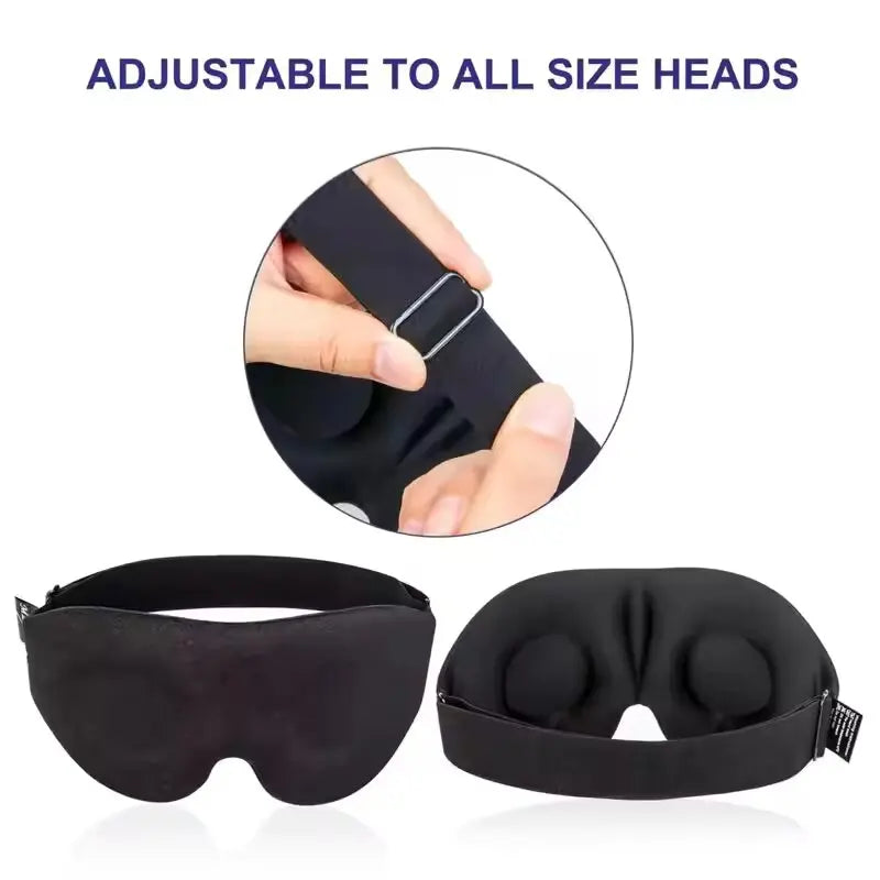 1/2/3PCS Eye Mask for Sleeping 3D Night Sleep Super Soft Mask Block Out Light with Women Men Family for Travel and Home Use