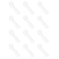 12Pcs Electric Toothbrush Head Covers Transparent Travel Protective Caps Portable Toothbrush Lid for Outdoor Family Business