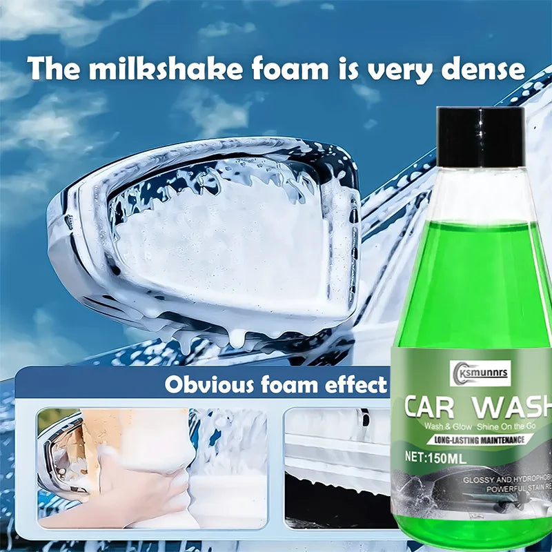 Car Wash Shampoo Concentrate 1:200 Dilution High Foam Car Body Cleaner - 150ml / 3.4Oz