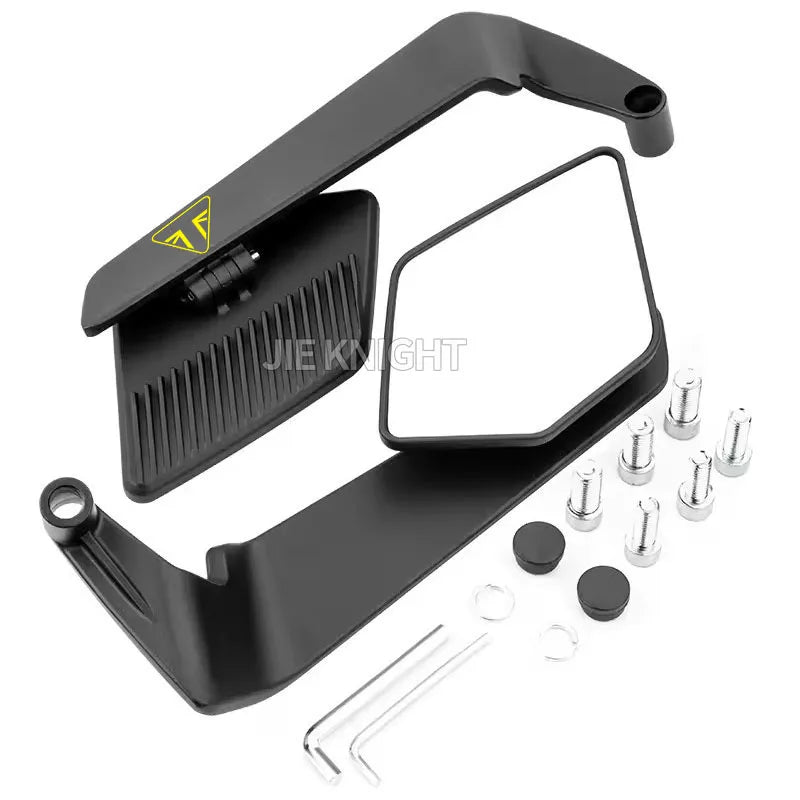 For Tiger 900/900GT 1200 Rocket 3 Street Triple S 765 765RS 765R 1200 TRIDENT 660 Motorcycle Rearview Mirrors Rotate Adjustable