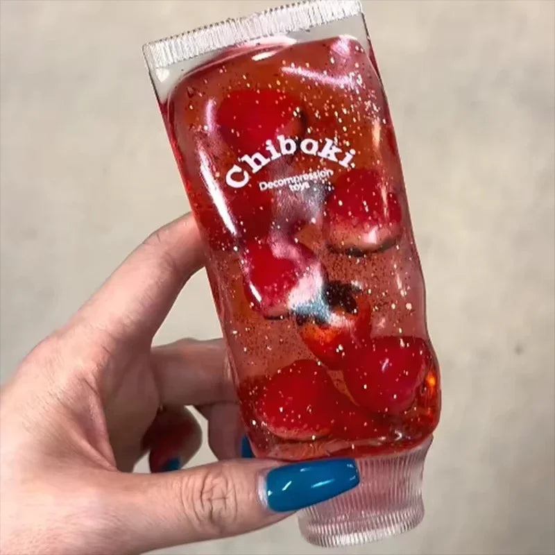 Fruit Filled Maltose Toothpaste squeeze Soft Slow Rising Toothpaste Deformable Squeeze Style for Relaxation Stress Relief